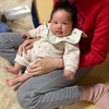 4歳と0歳　1月12日　嬉しかったね。