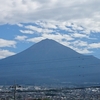 夏空に富士