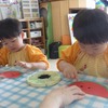 夏の壁面(2歳児)/七夕の飾り付け