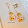 ドライフラワー🌸レジンドロップ♡ピアス&イヤリング✨