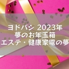 ヨドバシ 2023年 夢のお年玉箱 エステ・健康家電の夢