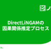 DirectLiNGAMの因果関係推定プロセス