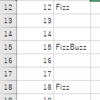 VBA100本ノック 22本目：FizzBuzz発展問題