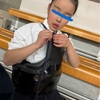 ついに防具をつけることに