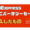 AliExpressアニバーサリーセールで購入したものまとめ！