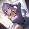 light purple fur (薄紫色の毛皮) by Animagine XL V3.1