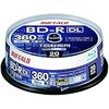 バッファロー ブルーレイディスク BD-R DL 1回録画用 50GB 20枚 スピンドル 片面2層 1-6倍速 ホワイトレーベル RO-BR50V-020PW/N