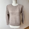 モヘアの模様編みセーター【5】