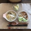 雑炊とたらこスパゲティ