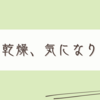 空気の乾燥の威力を感じながら寝起きで書く雑記