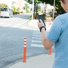 運転気分で歩く