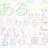　Twitterキーワード[#何県民かバレるツイートしろ]　12/11_01:00から60分のつぶやき雲