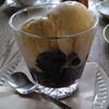 ロックフォールカフェのコーヒーゼリーアイスクリーム＠中央区北1条西3丁目