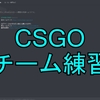 【CSGO】CSGOのチーム練習方法