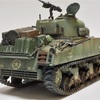 完成！　1/35 タミヤ　M4A3 Sherman シャーマン戦車　105mm榴弾砲搭載型