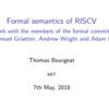 RISC-V仕様のFormal表現いろいろ