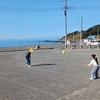 海辺のドッジボール大会