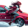久々の雪道運転