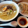 ぎょうざの萬代 鶏白湯ラーメン 餃子