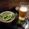 ビールと枝豆