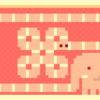 パズル作りました Elephants have long trunks #thinkypuzzlejam