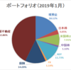 【資産運用】ポートフォリオ更新（2019年1月末時点）