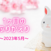 2023年5月のふりかえり～5類移行とワンマンとトイトレと～