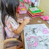 娘に塗り絵ブーム到来(⁠◍⁠•⁠ᴗ⁠•⁠◍⁠)