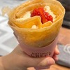 ナチュラルクレープ 上野マルイ店｜いちごクレープで味わう、甘酸っぱくて優しいひととき
