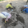 公園でも工事中