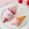 ローソンから「ICHIBIKO監修 いちごミルクワッフルコーン いちごソース仕立て」が新登場！コンビニアイス新商品です