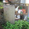 犬小屋から変わった園芸材料小屋の修理