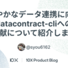 しなやかなデータ連携に向けたdatacontract-cliへの貢献について紹介します