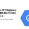 入社４ヶ月でBigQueryの課金額を減らすために考えたこと