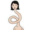ろくろ首 のかわいいイラスト