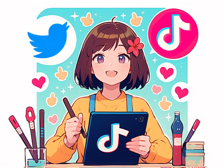 TikTokで絵を評価される秘訣とTwitter（X）との違い