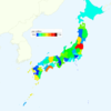 Rate of Deaths from Acute Myocardial Infarction by Prefecture in Japan, 2015