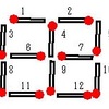 マッチ棒パズル・最長経路問題（１）