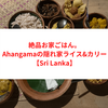 【2023年】絶品お家ごはん。Ahangamaの隠れ家ライス&カリー【Sri Lanka】