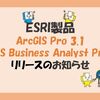 「ArcGIS Pro 3.1」がリリースされました！