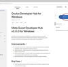 Oculus Developer Hub の環境構築手順