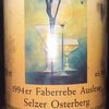 Selzer Osterberg Gutsabfullung Faberrebe Auslese Fritz Windisch 1994