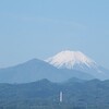 富士山の雪