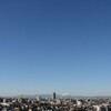 快晴の空と富士山