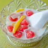 タイの伝統的なお菓子：『タプティムクローブ (ทับทิมกรอบ)』について