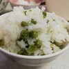 グリーンピースで豆ご飯♪