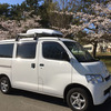 今年初の車中泊です