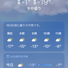 鹿と出会った冬の日