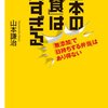 日本の「食」は安すぎる