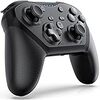 Switch/Proコントローラー ワイヤレス コントローラー NFC Amiibo搭載 TURBO連射機能 振動機能付き ジャイロセンサー搭載 1200mAh スイッチコントローラー スイッチの全てシステムに対応 日本語取扱説明書付き (Black)